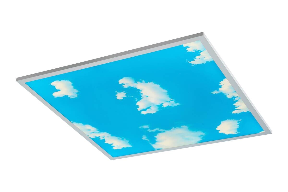 POCOline LED-Deckenleuchte Heaven blau B/H/L: ca. 59,5x5x59,5 cm