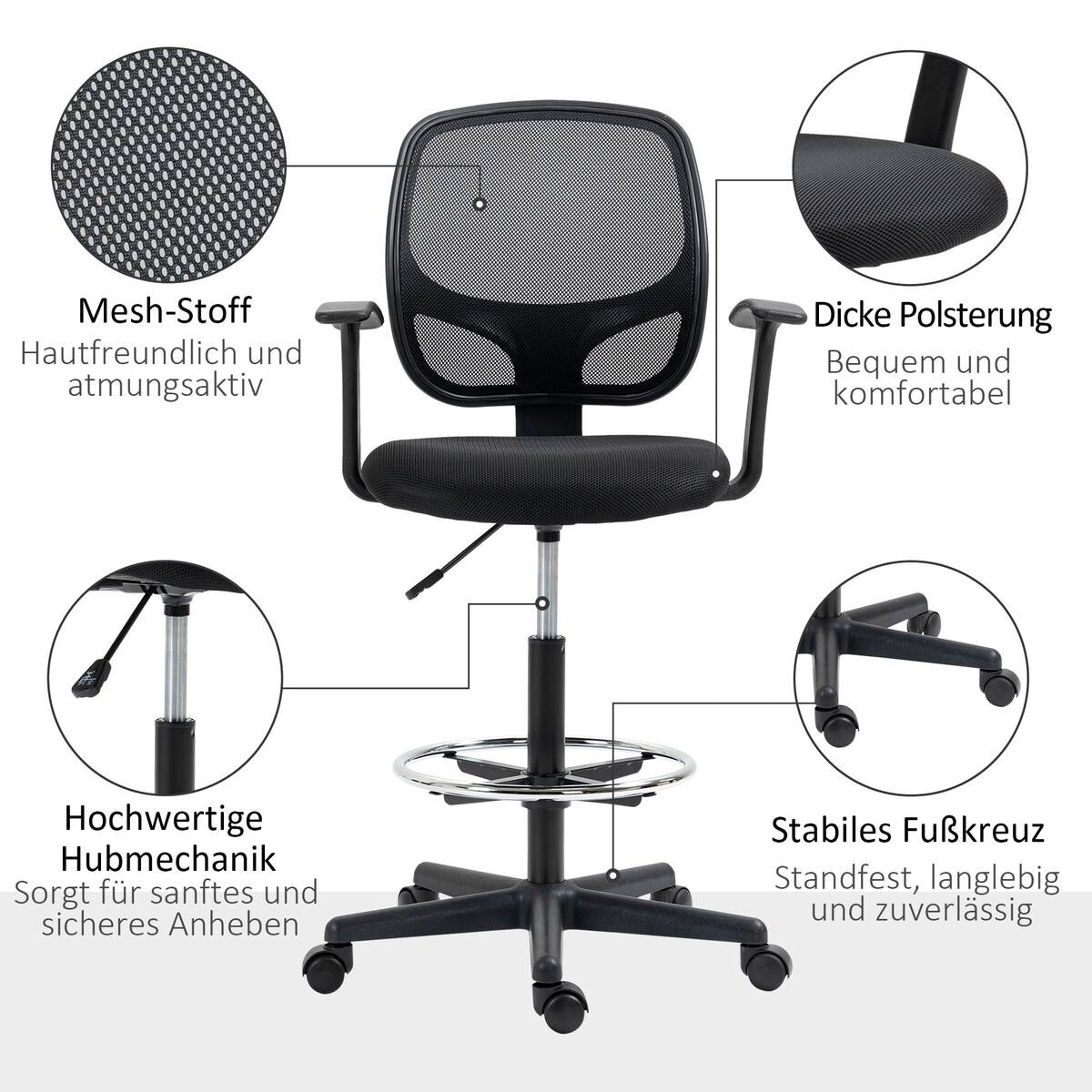 Stuhl 921-598 schwarz