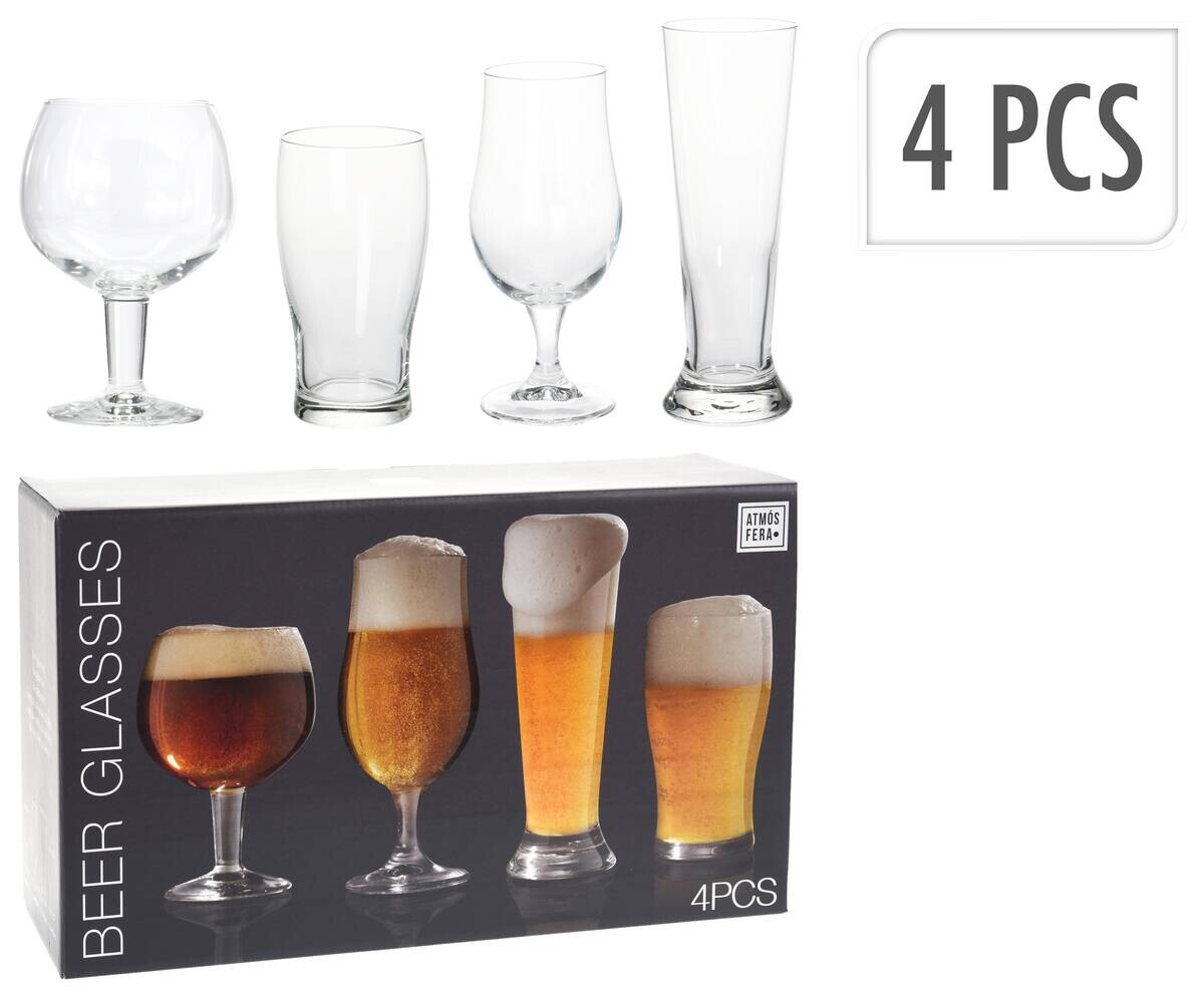 Biergläserset transparent