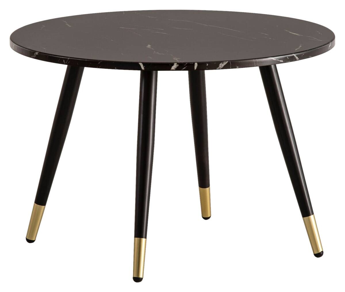 Wohnling Couchtisch schwarz Marmor B/H/T: ca. 60x41x60 cm