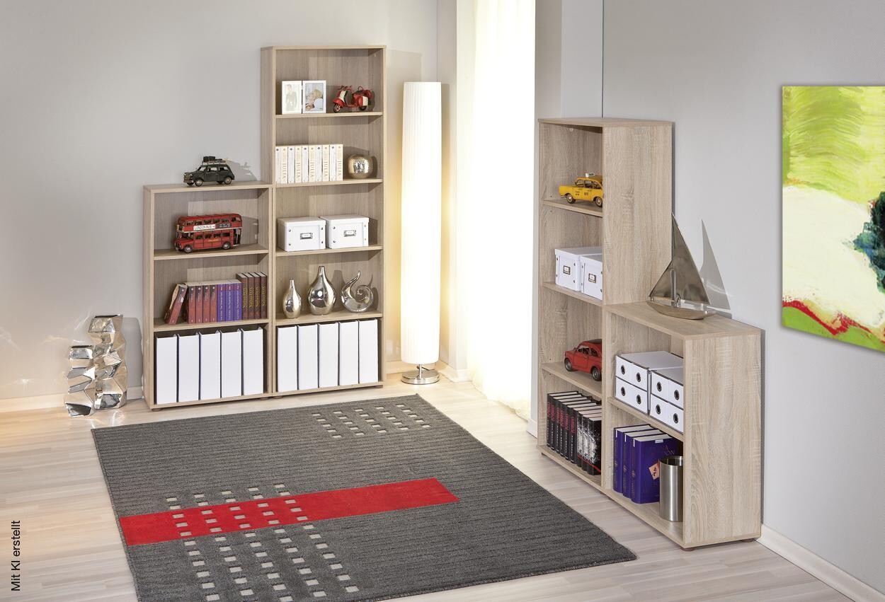 Regal Parini 3 Eiche Sonoma Nachbildung B/H/T: ca. 60x145x30 cm