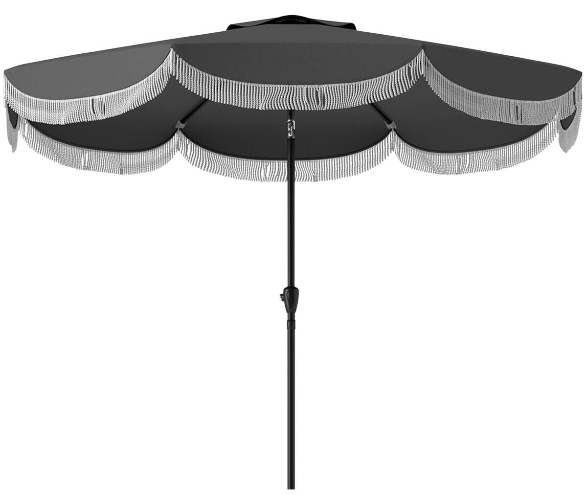 Outsunny Sonnenschirm dunkelgrau Polyester B/H/L: ca. 269x238x269 cm