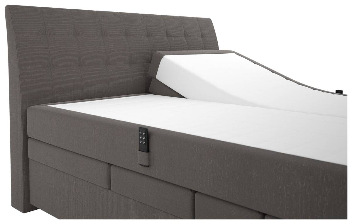 Boxspringbett Astrid braun Liegefläche B/L: ca. 180x200 cm