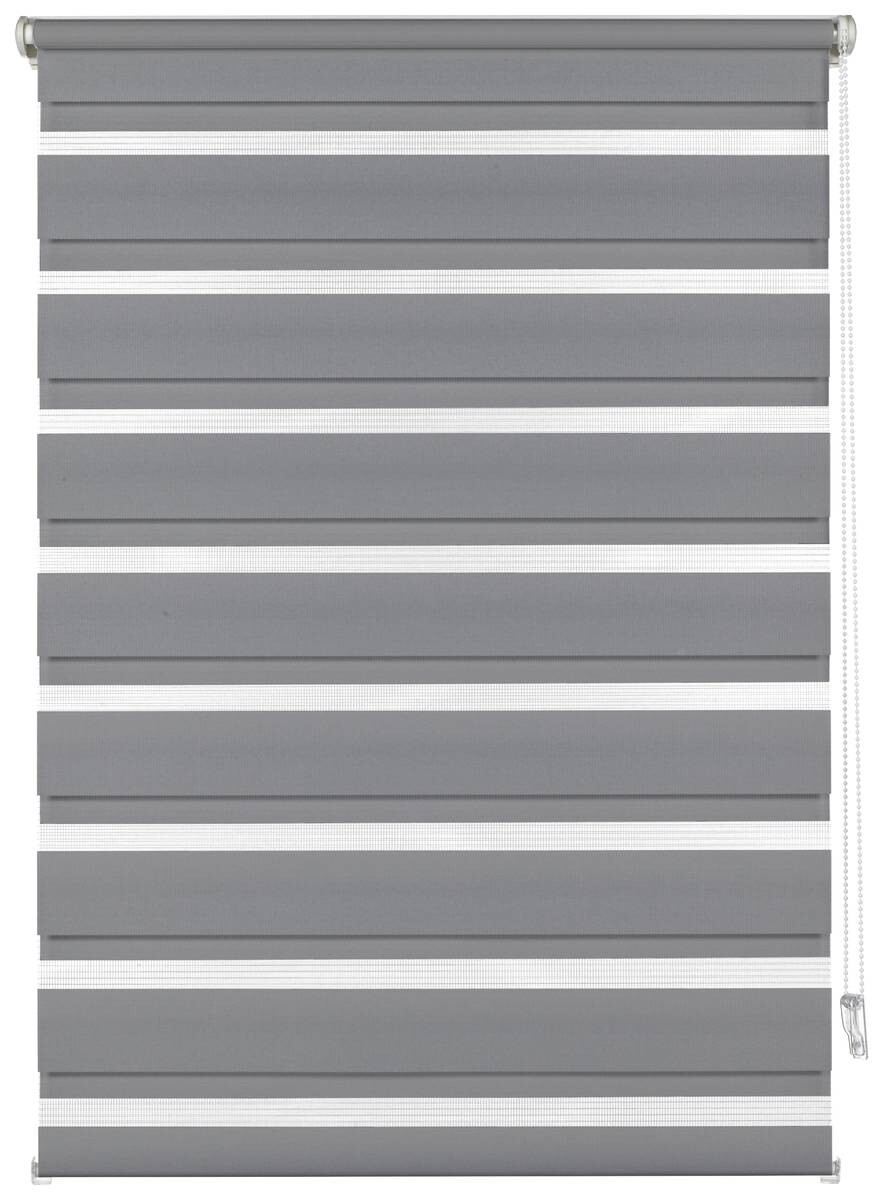 Boviva Doppelrollo anthrazit B/L: ca. 62x200 cm