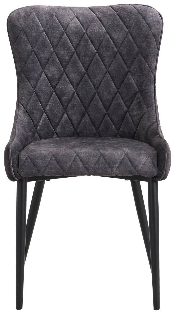 Stuhl Jackson anthrazit Samtoptik B/H/T: ca. 51x95x60 cm