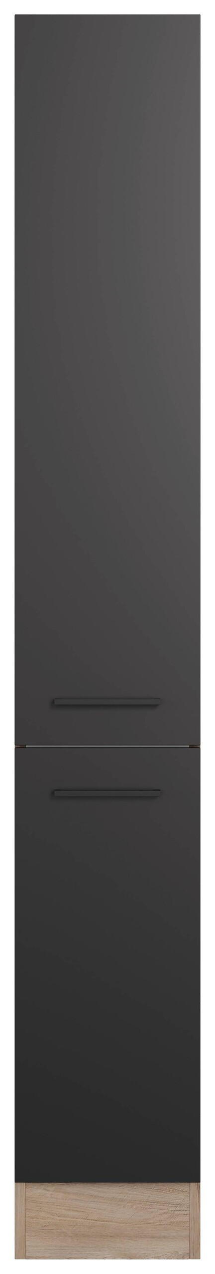 Apothekerschrank Capri schwarz matt B/H/T: ca. 30x200x57 cm