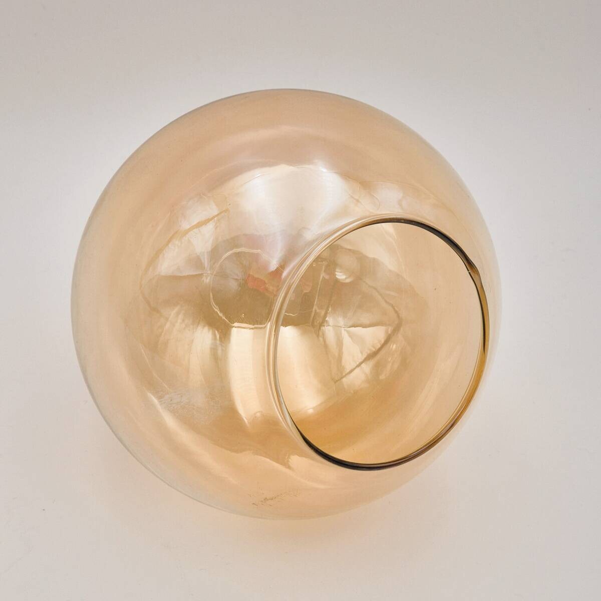 Lamkur Deckenleuchte Lilou gold Stahl Glas B/H/L: ca. 51x53x51 cm E14 6 Brennstellen