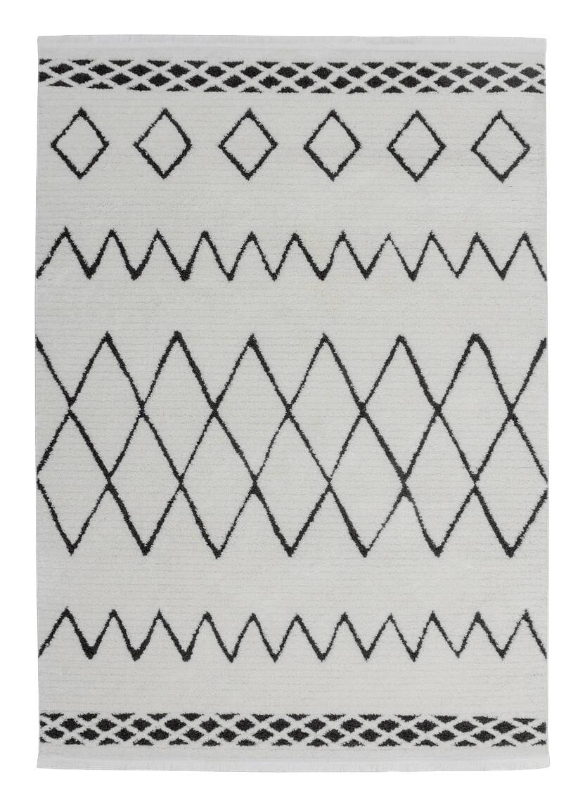 360Living Teppich Agadir schwarz B/L: ca. 160x230 cm