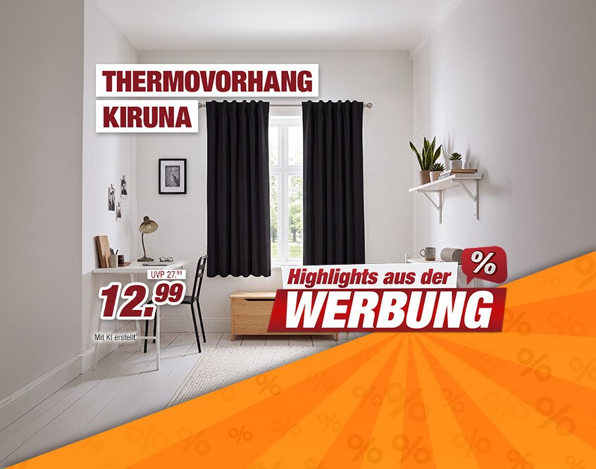 Unsere Werbe Highlights - Thermovorhang Kiruna