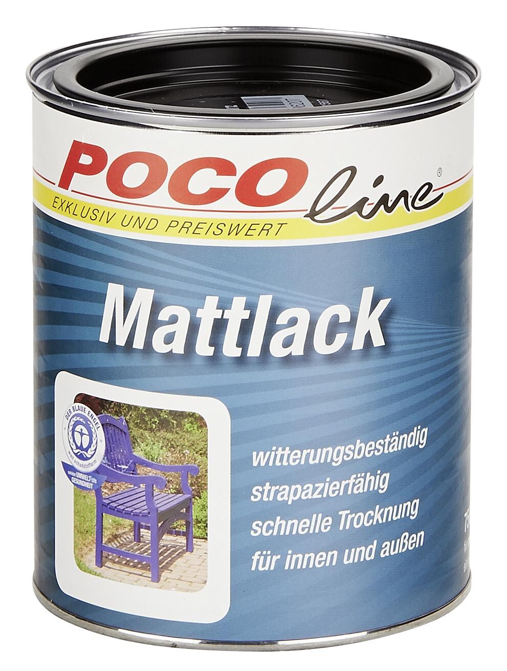 POCOline Acyl Buntlack tiefschwarz seidenmatt ca. 0,75 l
