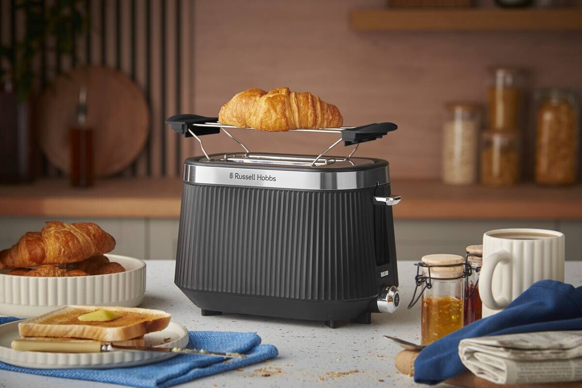 Russel Hobbs Toastautomat 26760-56 schwarz Edelstahl Kunststoff B/H/L: ca. 18x19x27 cm