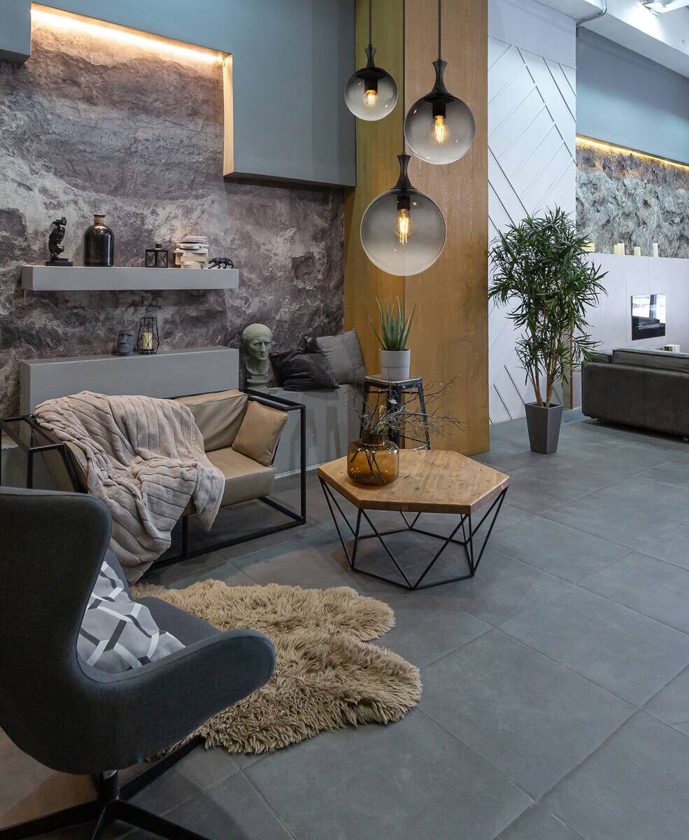 GLOBO LED Pendelleuchte Rauch mattschwarz Glas Kunststoff Metall H/D: ca. 141,5x39 cm 3.0 Brennstellen