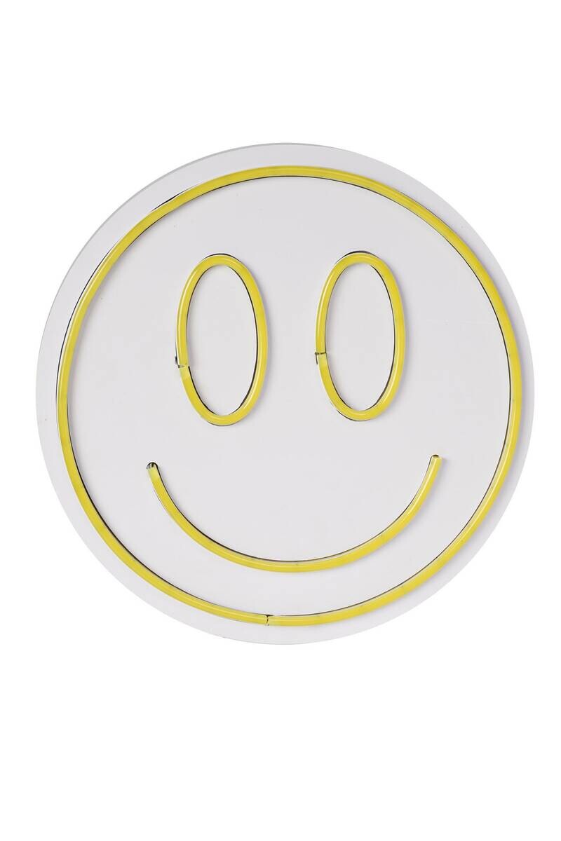 Opviq LED-Wandleuchte gelb PVC B/H/T/L: ca. 27x27x2x27 cm