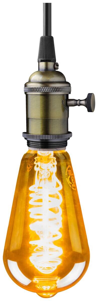 Blulaxa LED-Leuchtmittel Edison Filamentlampe Vintage 48942 E27