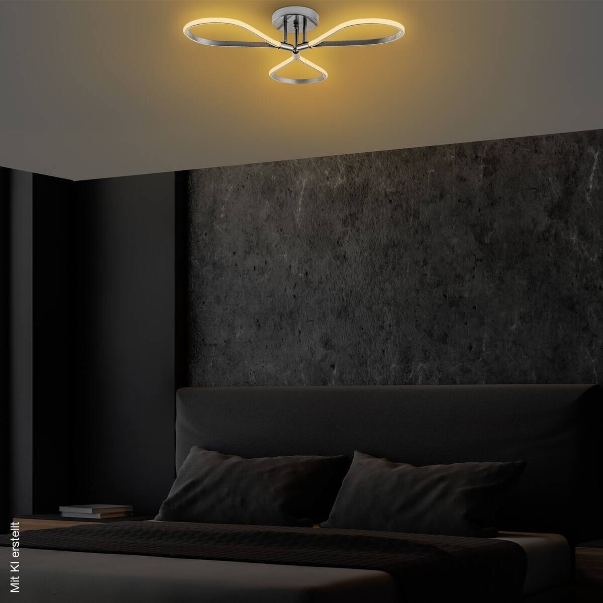 Opviq LED-Pendelleuchte Chrom B/H/T: ca. 68x14x68 cm 3 Brennstellen