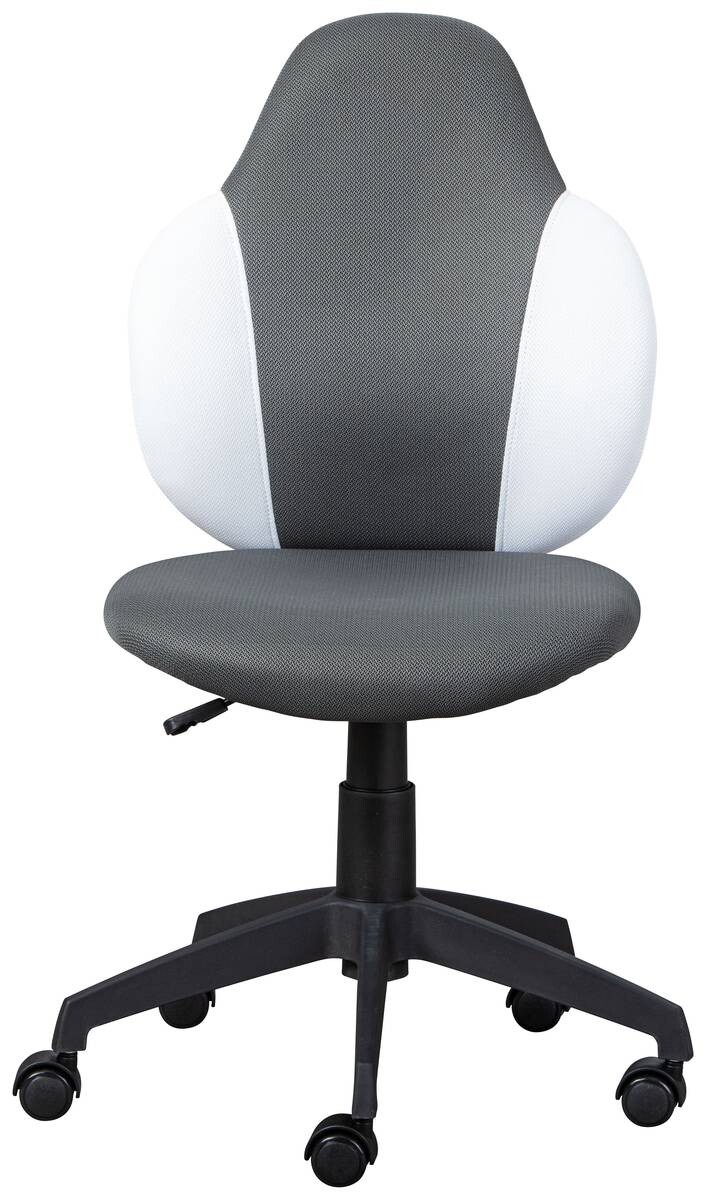 Drehstuhl Jessi dunkelgrau weiß