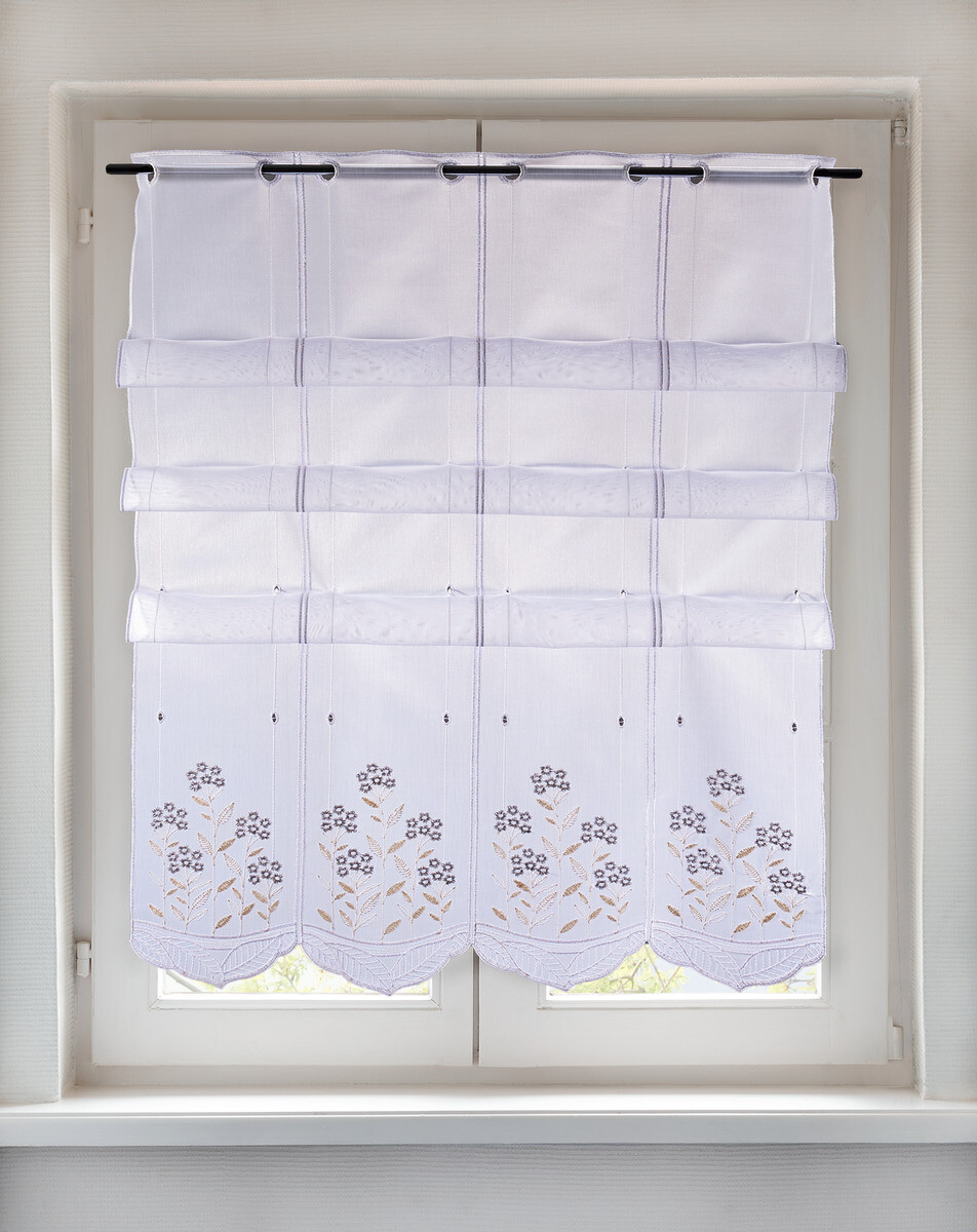 Clipstore-Meterware Nadja beige H: ca. 140 cm