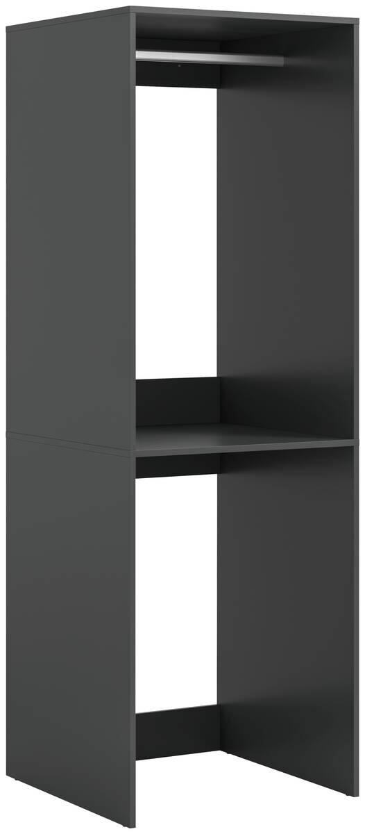 Waschmaschinenumbauschrank Free anthrazit B/H/T: ca. 66x195x66 cm