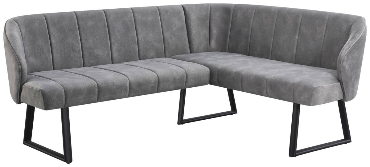 Eckbank Sven grau B/H/T: ca. 187x81,5x155 cm
