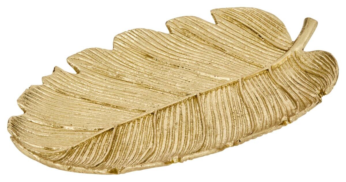 Schale gold Polyresin
