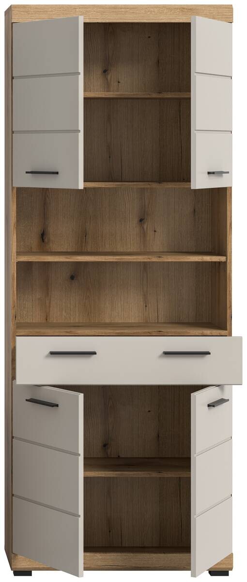 Badhochschrank Scout Evoke Oak Nachbildung Kaschmirgrau Nachbildung B/H/T: ca. 74x191x31 cm