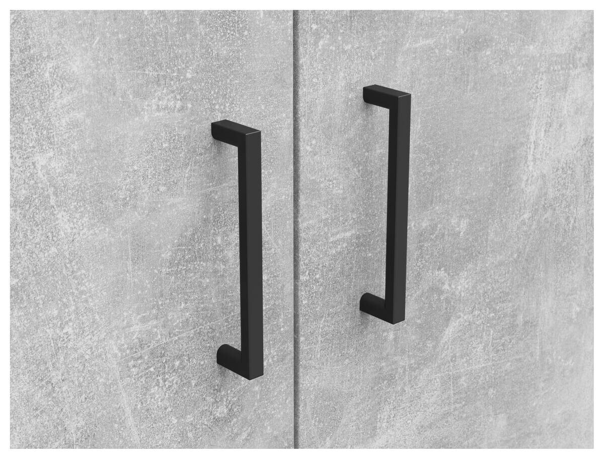 Schrank Multi-Stauraum Typ 39 Beton Optik B/H/T: ca. 80x195x52 cm