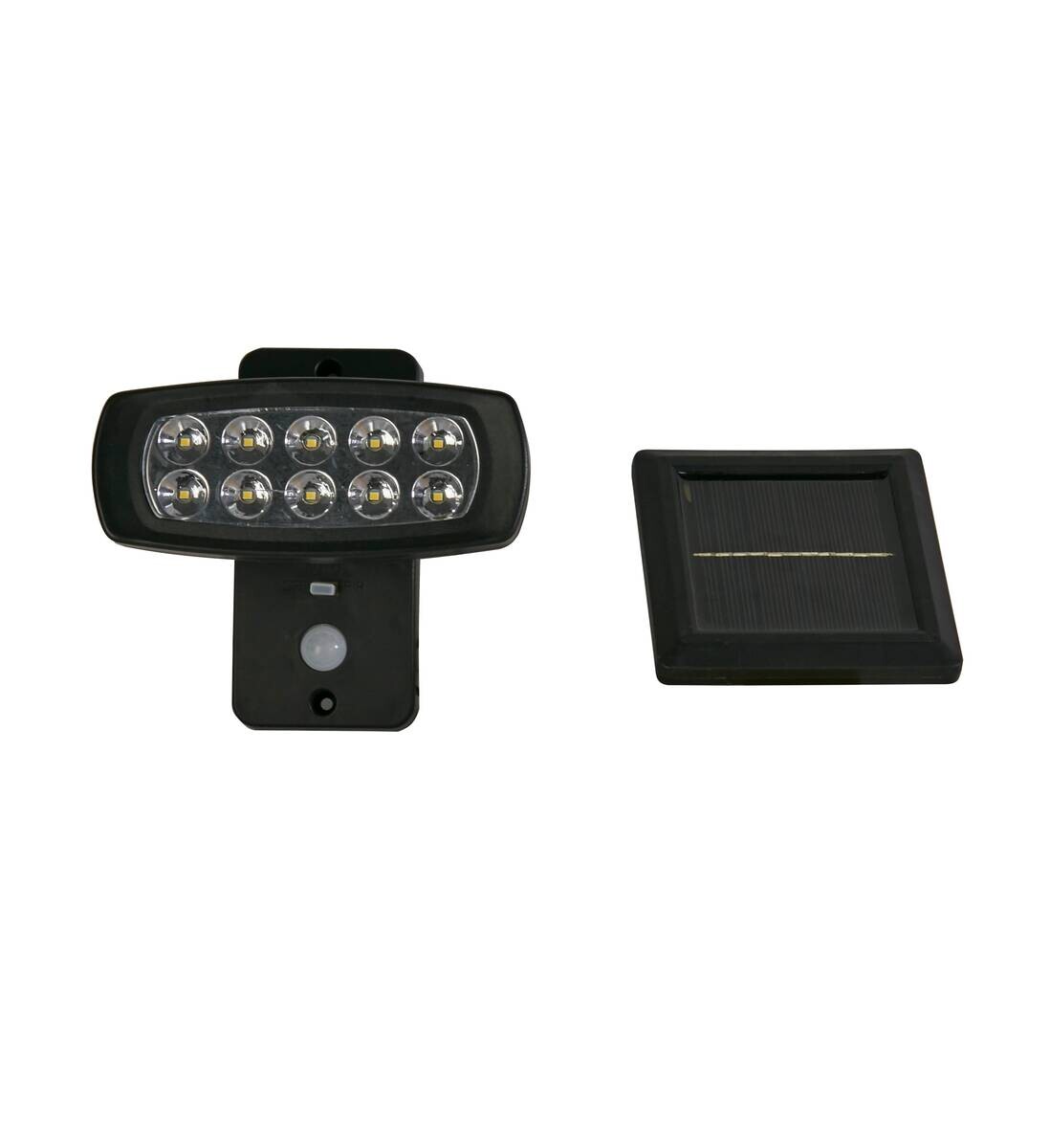 LED-Außenwandleuchte klar schwarz B/H/T: ca. 15,5x14,5x11 cm