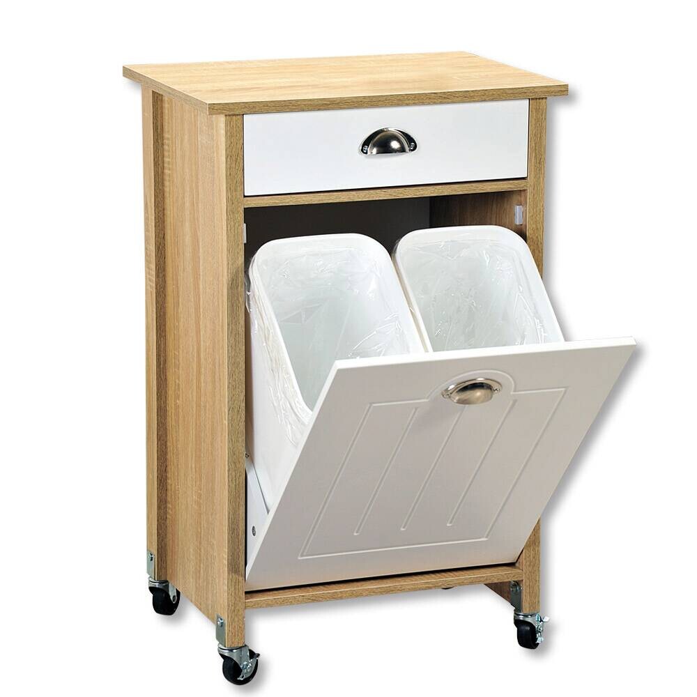 Kesper Küchenwagen weiß Spanplatte B/H/T: ca. 50x79x37 cm