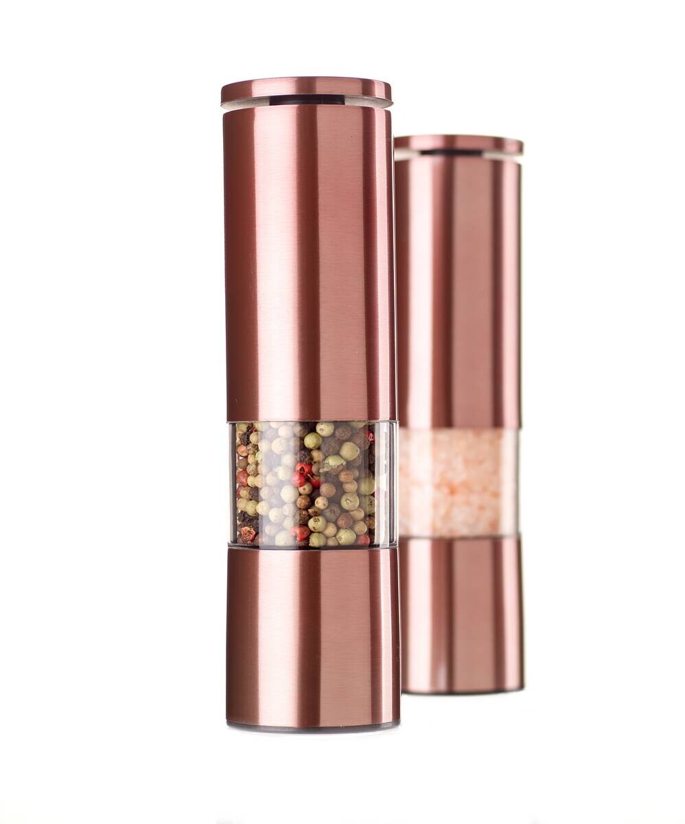 ECHTWERK Salz-/Pfefferstreuer Kupfer Edelstahl B/H/L: ca. 5,5x19,5x11 cm