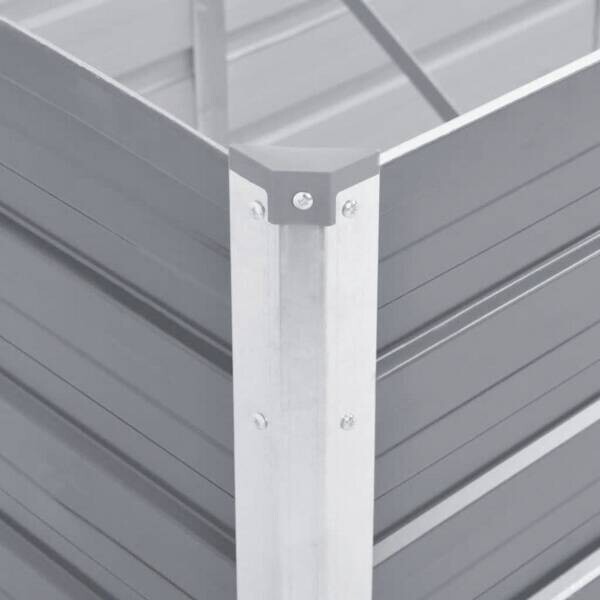 Hochbeet grau Stahl B/H/L: ca. 40x45x320 cm