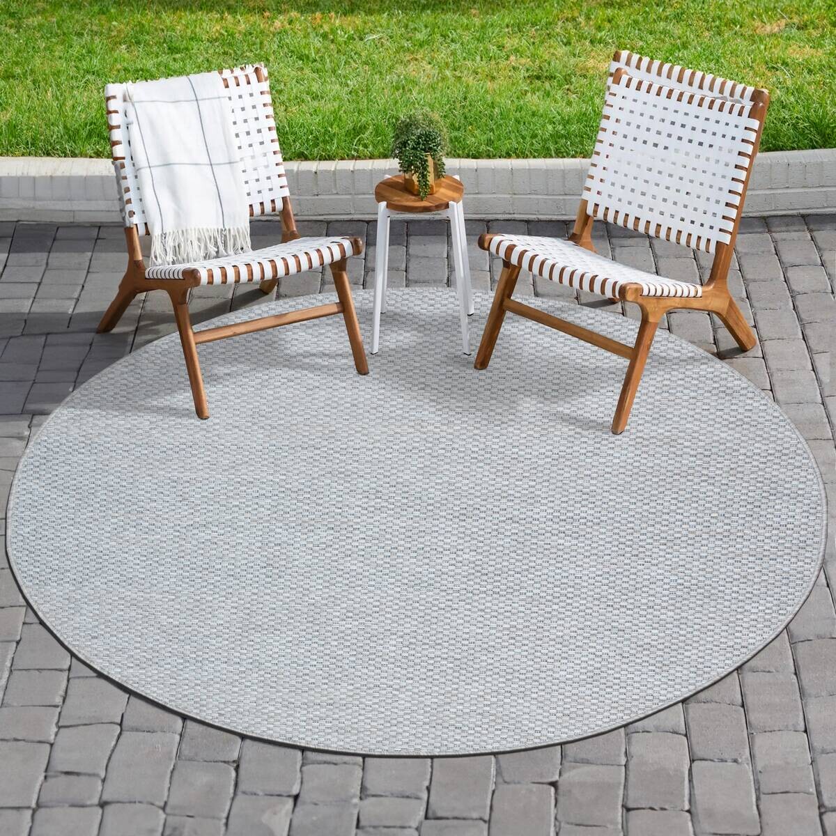 Sanat Outdoorteppich MELISSA grau D: ca. 120 cm