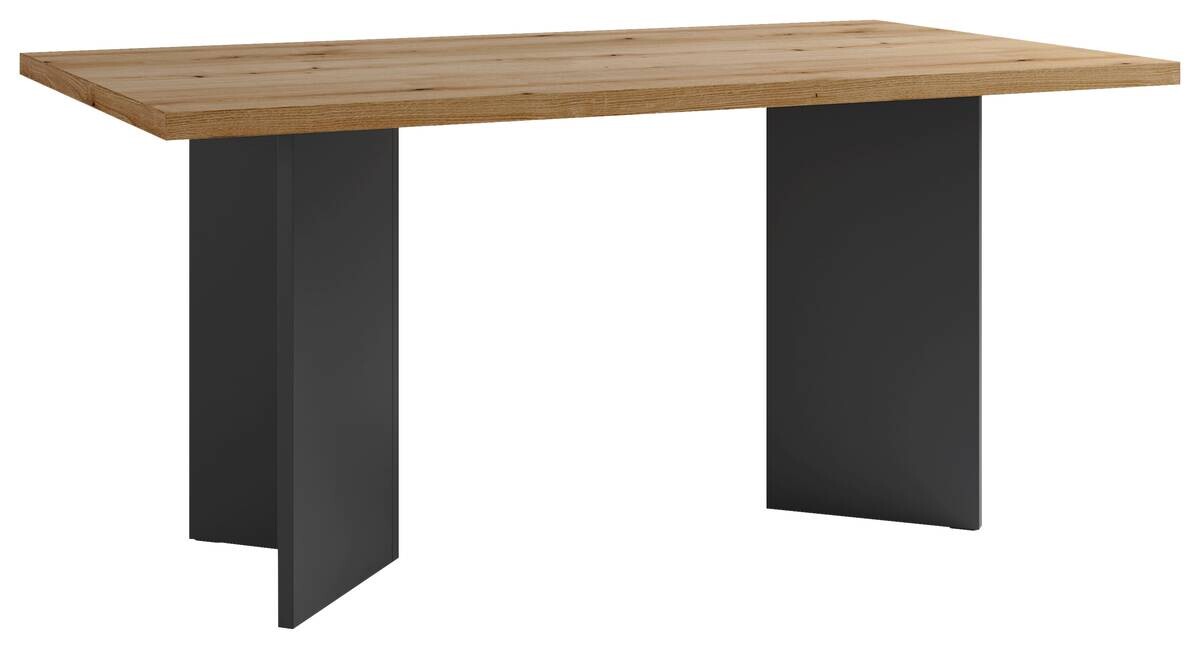 Tisch MARTEN Eiche anthrazit B/H/T: ca. 160x90x75,5 cm