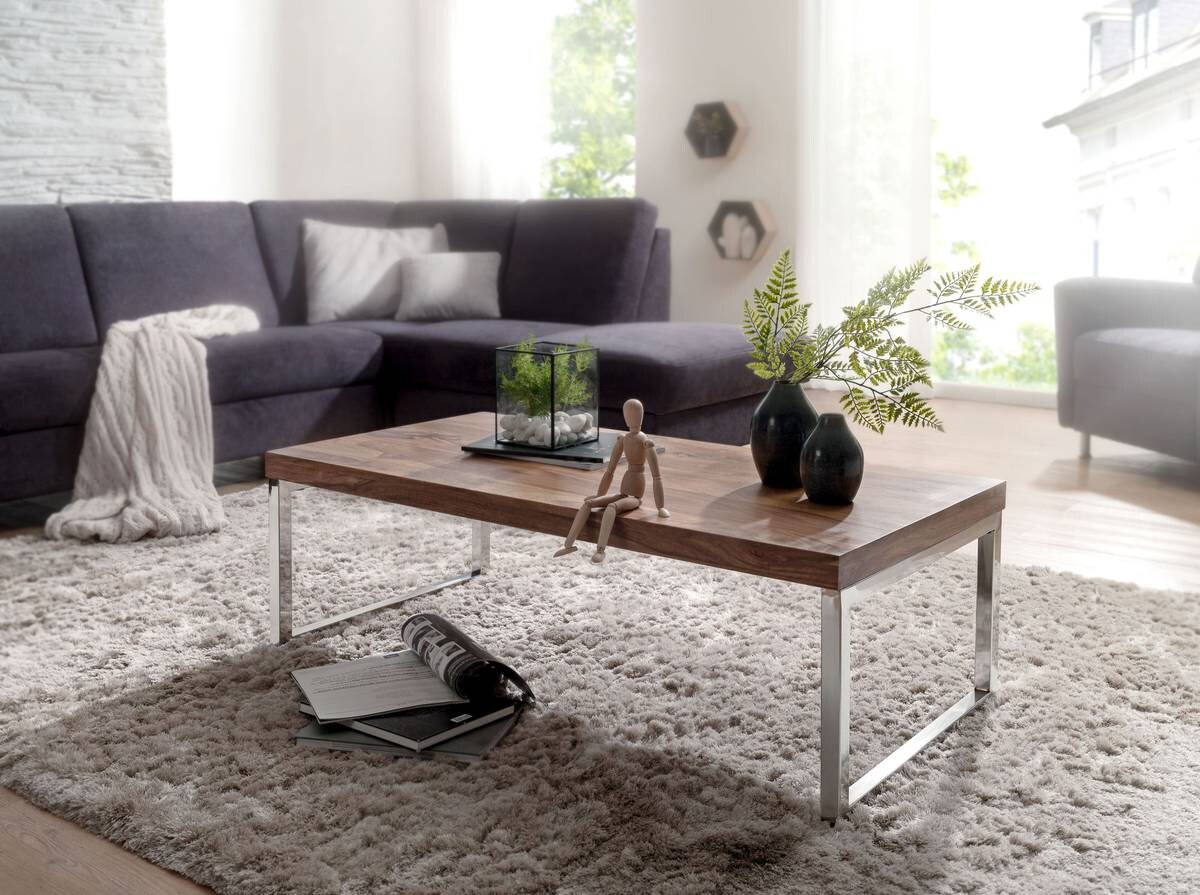 Wohnling Couchtisch braun B/H/T: ca. 120x40x60 cm