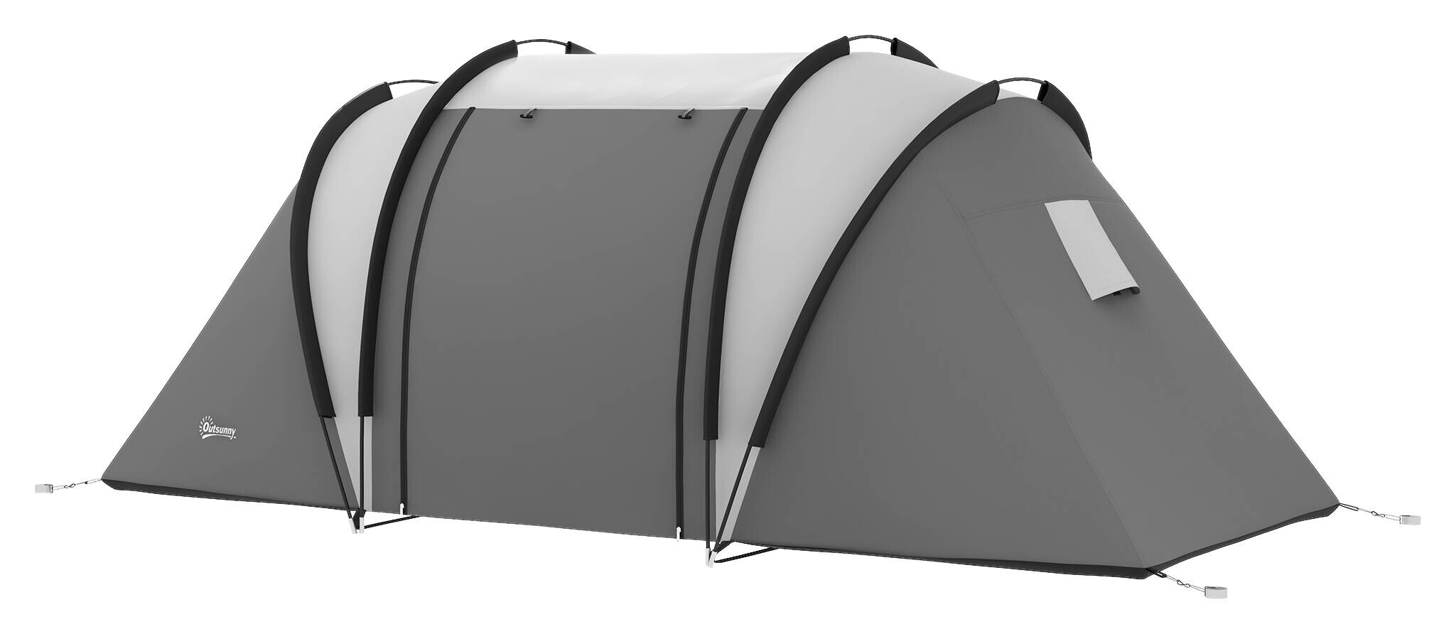 Outsunny Tunnelzelt B/H/L: ca. 220x180x450 cm