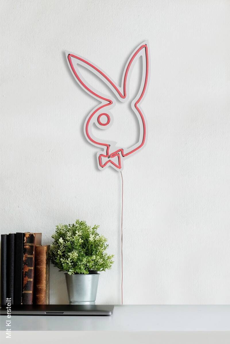 Opviq LED-Wandleuchte rosa PVC B/H/T/L: ca. 26x42x2x26 cm