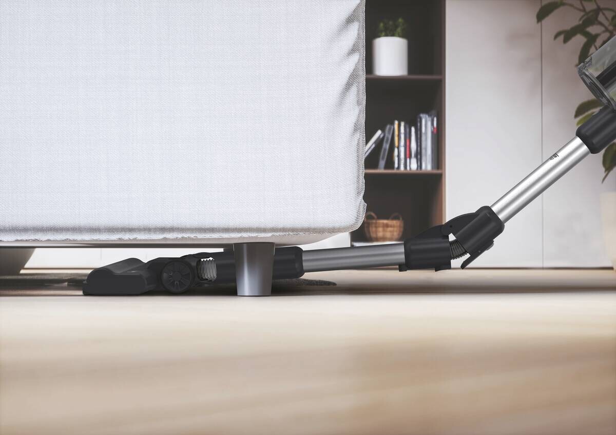 Hoover Handstaubsauger HFG10HX 011 schwarz silber rot Kunststoff Metall B/H/L: ca. 24,2x26x111 cm
