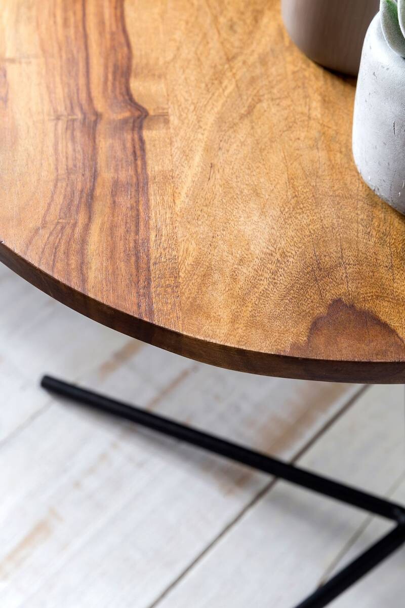 Beistelltisch rosenholz Nachbildung Holz B/H/T: ca. 40x46x40 cm