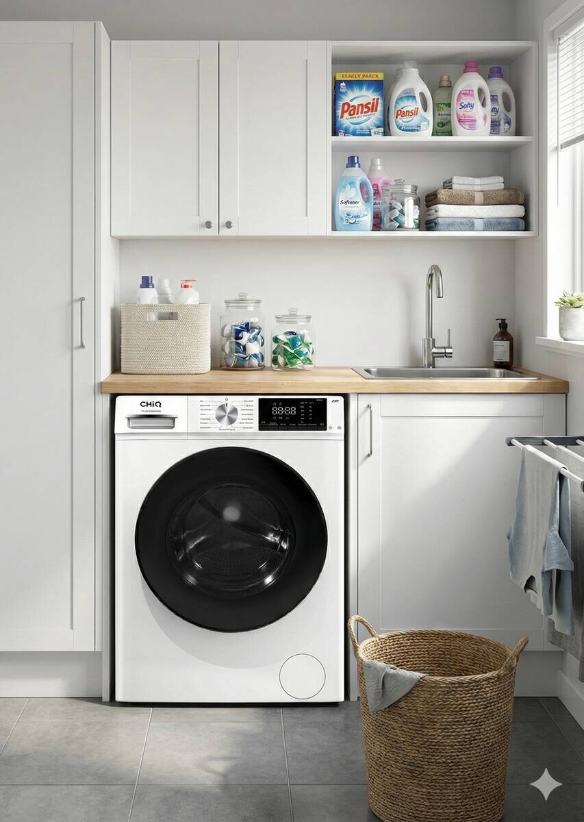 CHiQ Waschmaschine PFL80141M3XWGA weiß B/H/T: ca. 60x85x52 cm ca. 8 kg