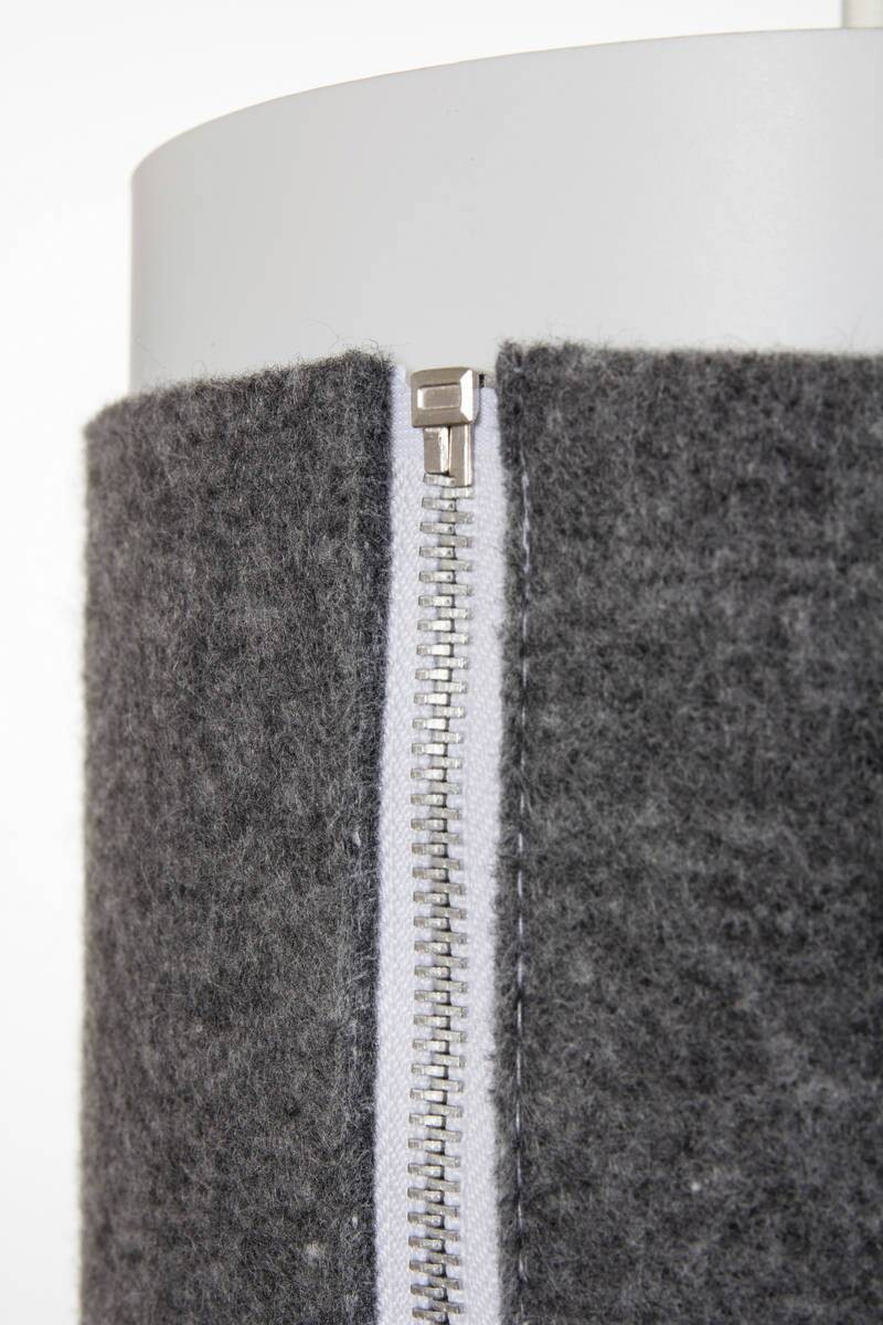 Kayoom Pendelleuchte Zip Star 110 Large grau Polypropylen B/H/L: ca. 19x52x19 cm E27 1 Brennstellen