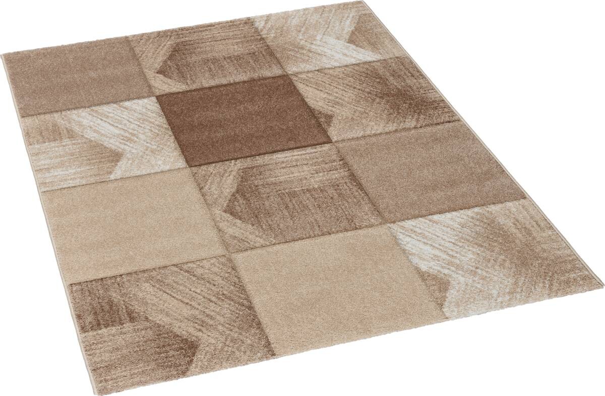 Webteppich Malta braun B/L: ca. 80x150 cm
