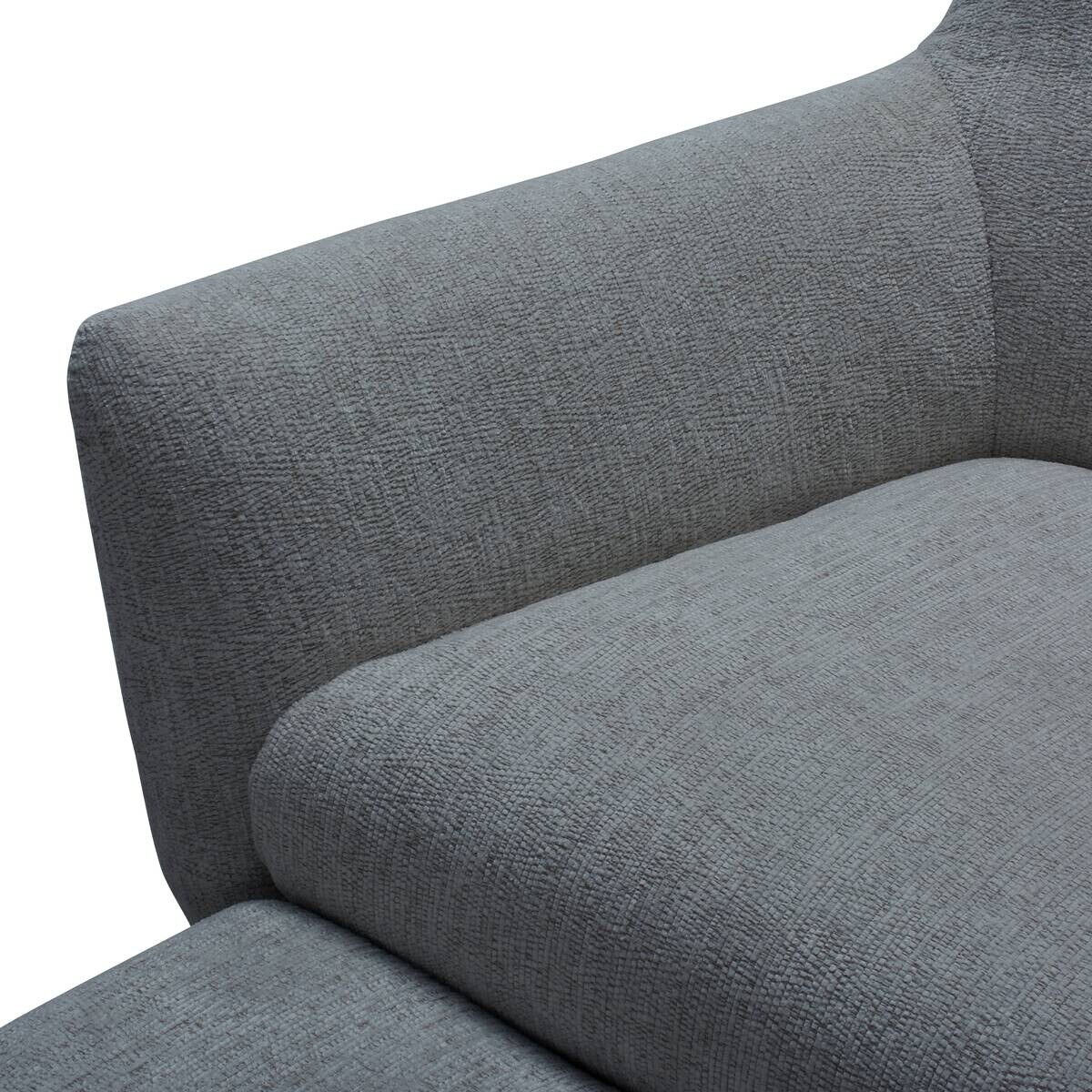 Sessel grau Polyester B/H/T: ca. 90x111x80 cm