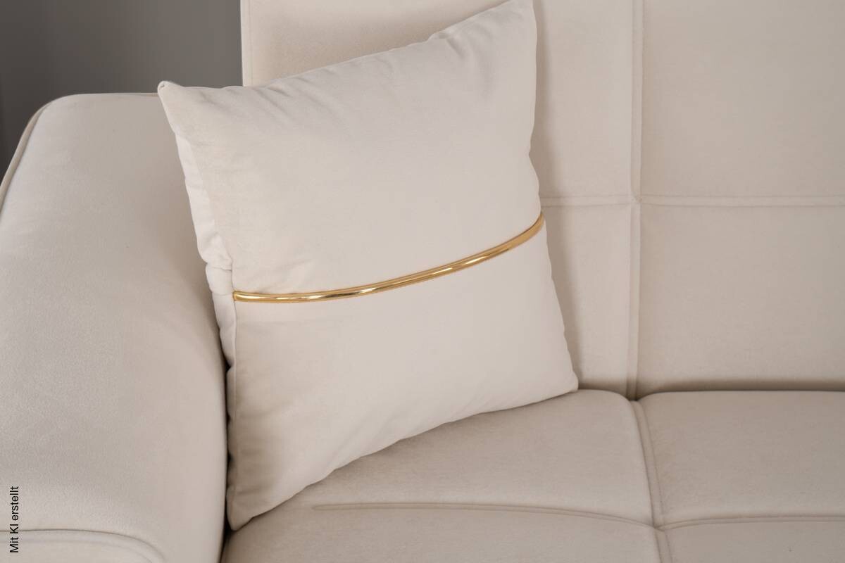 Sofa 3-2-1 Salda beige Microfaser