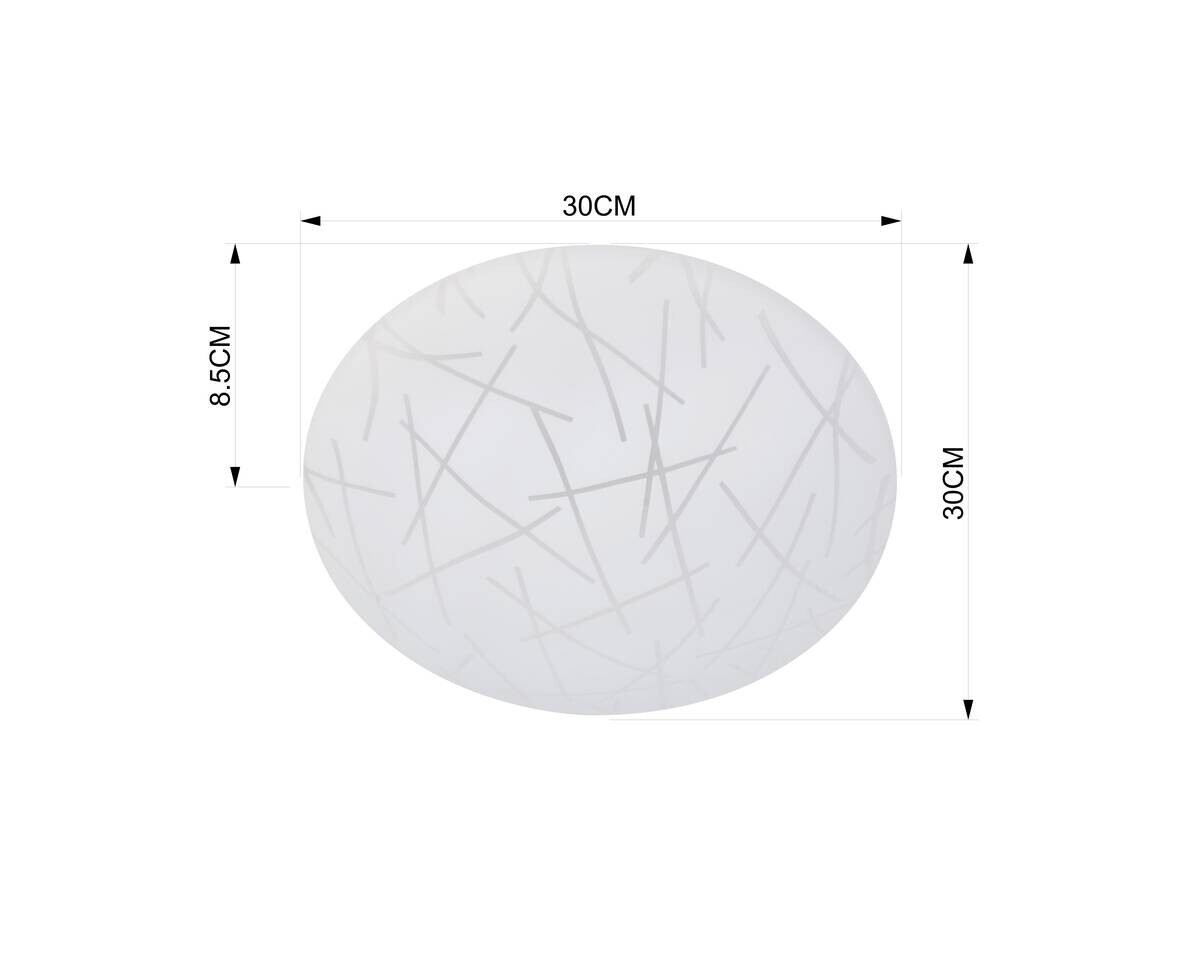 POCOline LED-Deckenleuchte Theo Metall Kunststoff D: ca. 30 cm