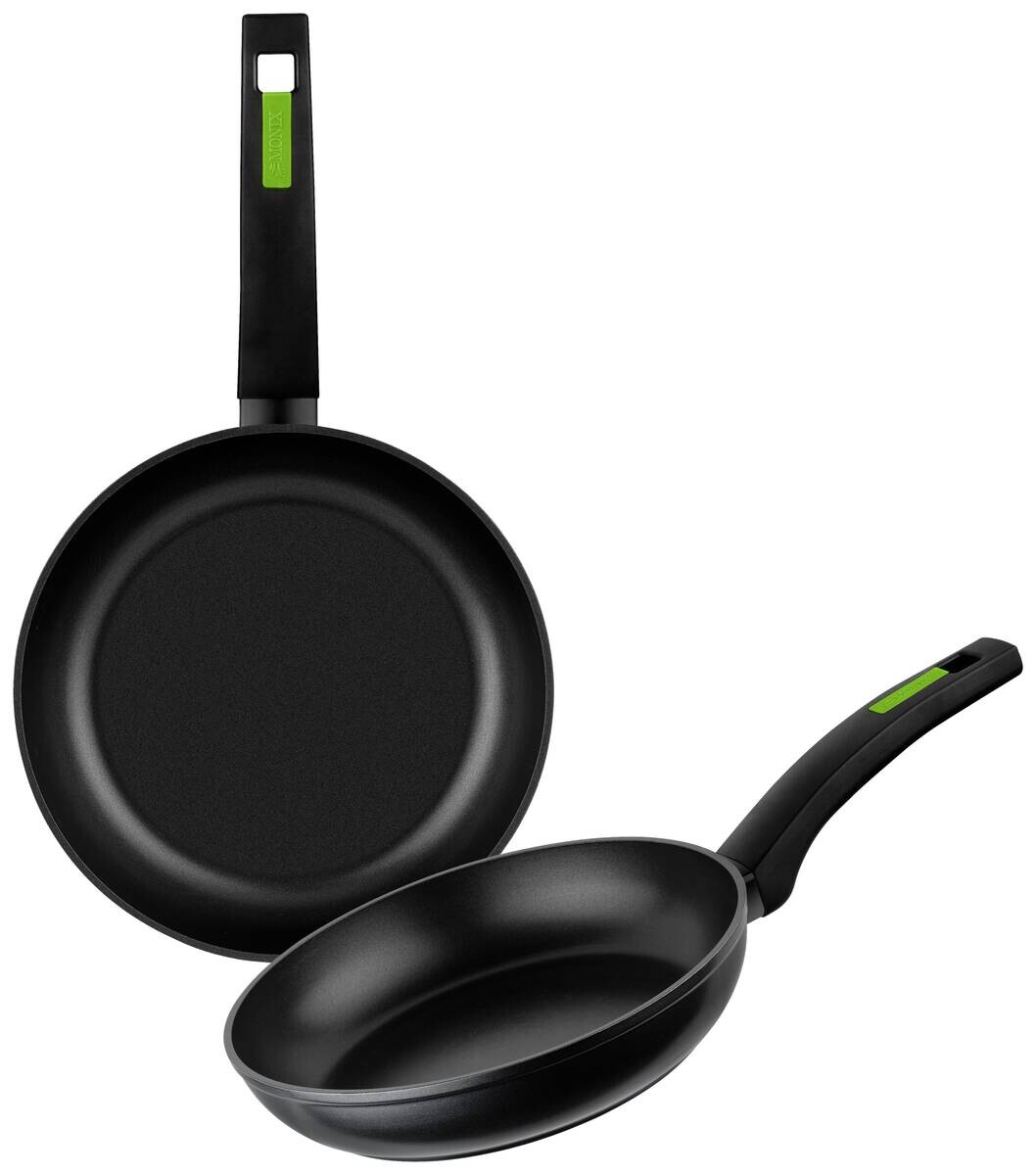 Monix Pfannenset GREEN schwarz Aluminium 2 tlg.