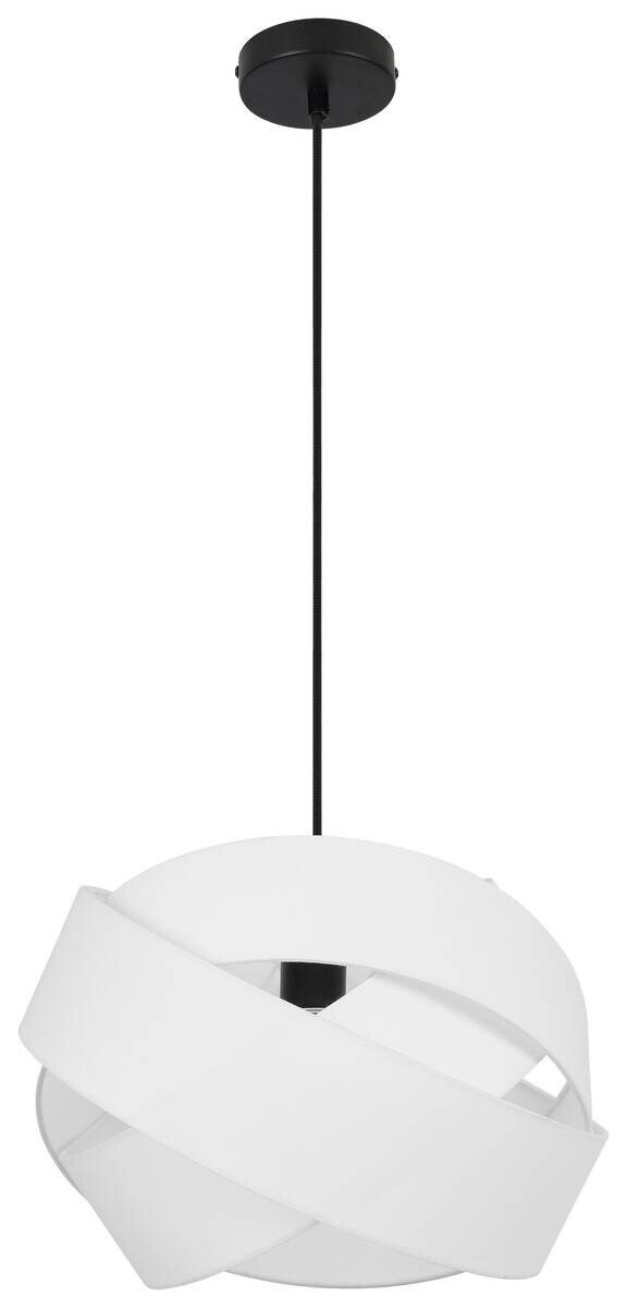 POCOline Pendelleuchte Amumu weiß Metall H/D: ca. 120x38 cm E27 1 Brennstellen