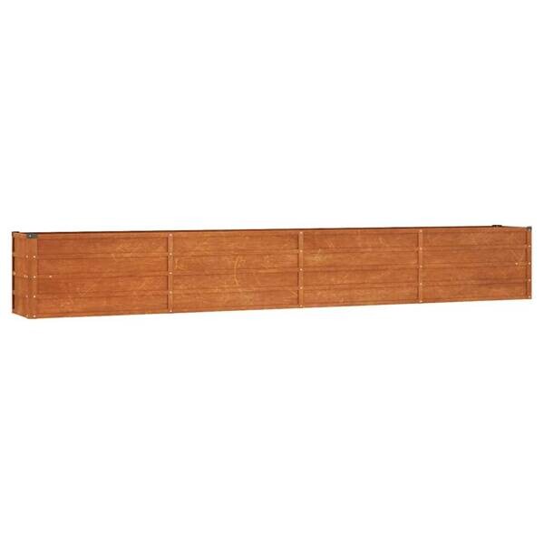 Hochbeet braun Stahl B/H/L: ca. 45x320x40 cm