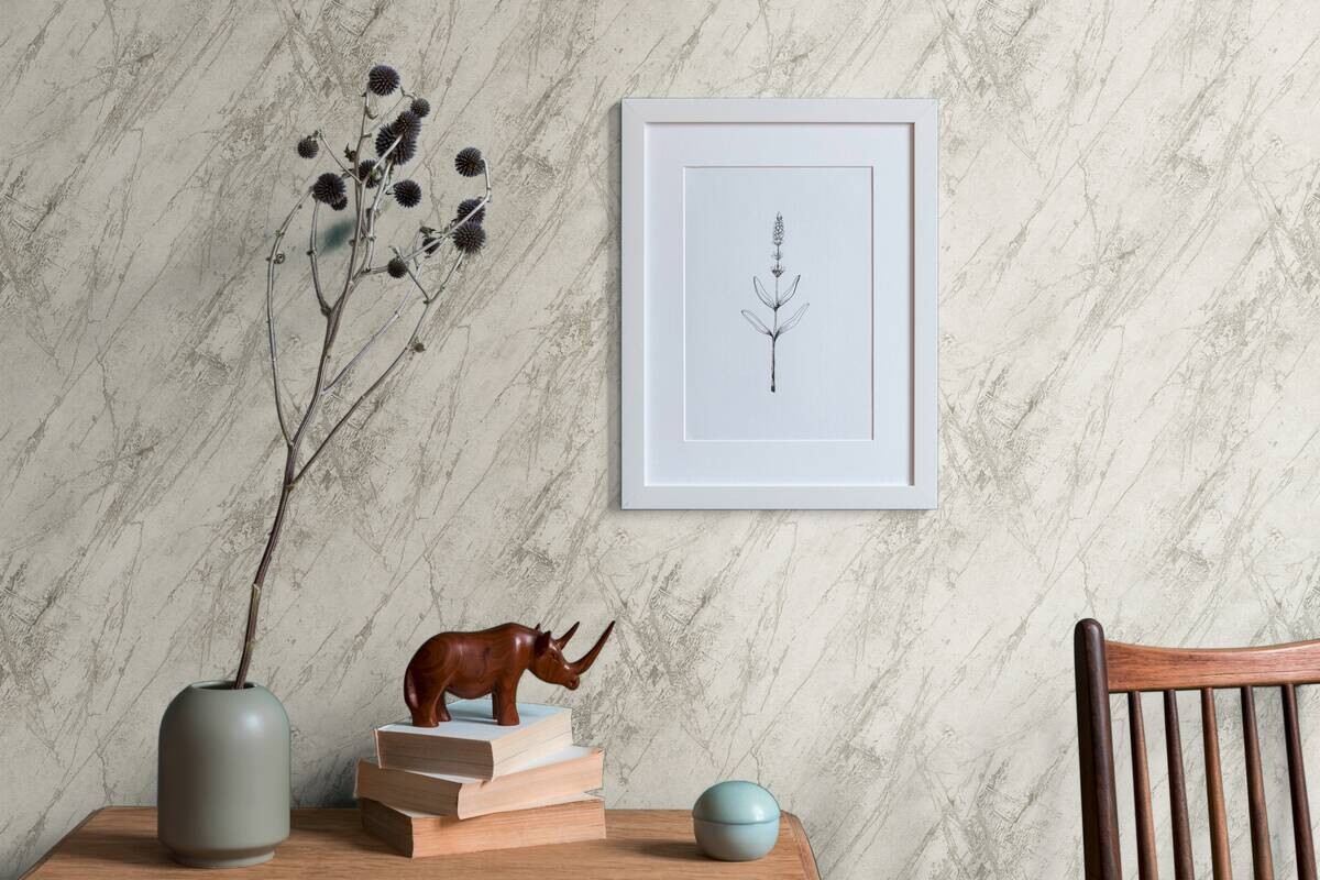 A.S.Creation Vliestapete grau B/H/D: ca. 53x1005x8,2 cm