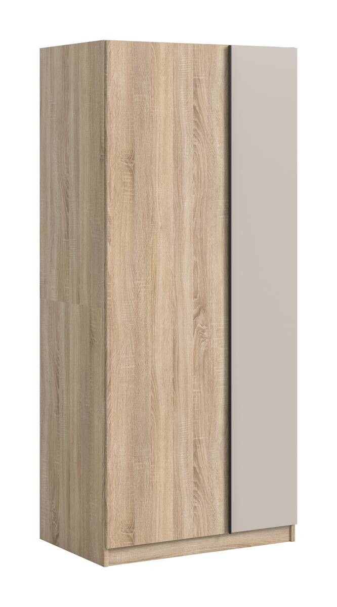 Kleiderschrank OAKLAND Eiche Sonoma Nachbildung Cashmere B/H/T: ca. 80x183x53 cm