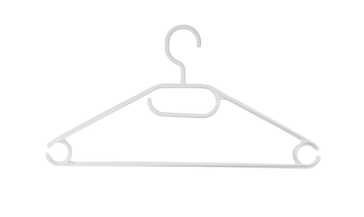 alpina Kleiderbügelset weiß Polypropylen