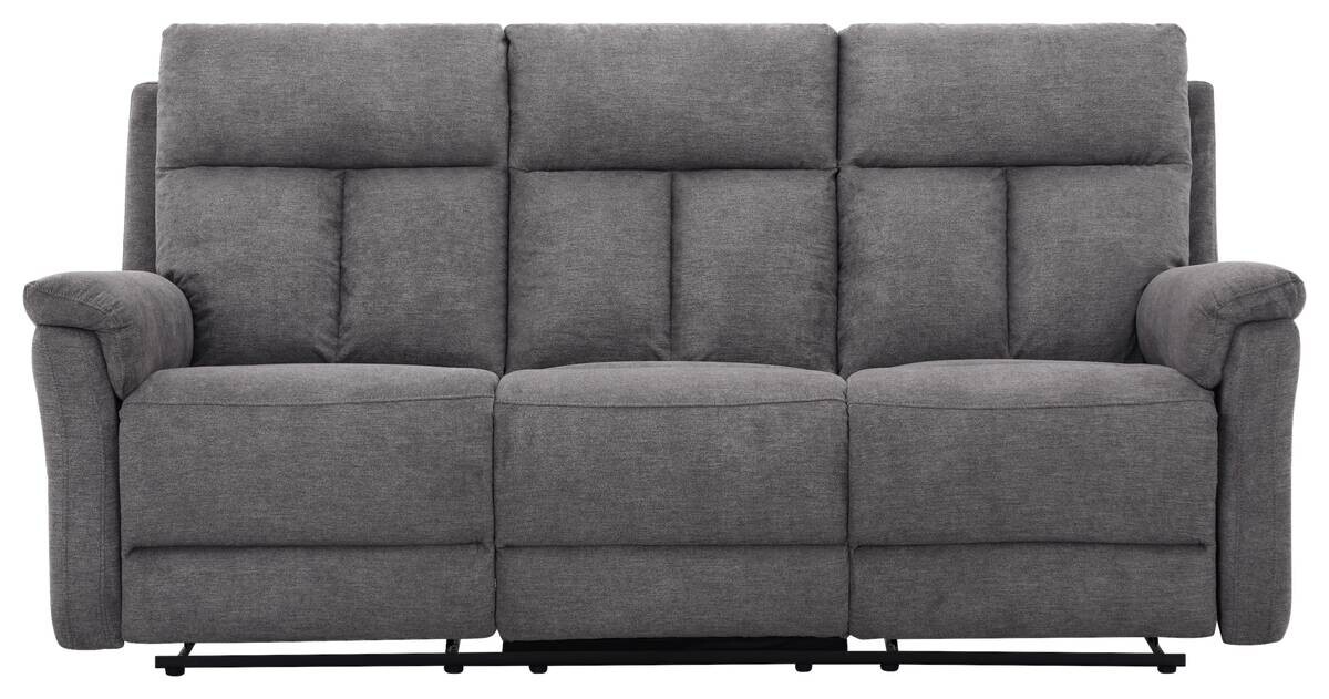 Sofa grau Polyester B/H/T: ca. 203x102x94 cm
